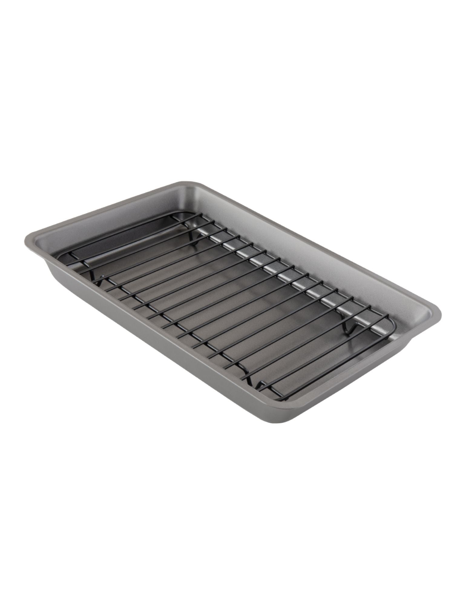 CHEFMADE Roasting Pan with Rack, 11-Inch Non-Stick Square Shallow