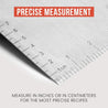 Dough Scraper with precise measurement