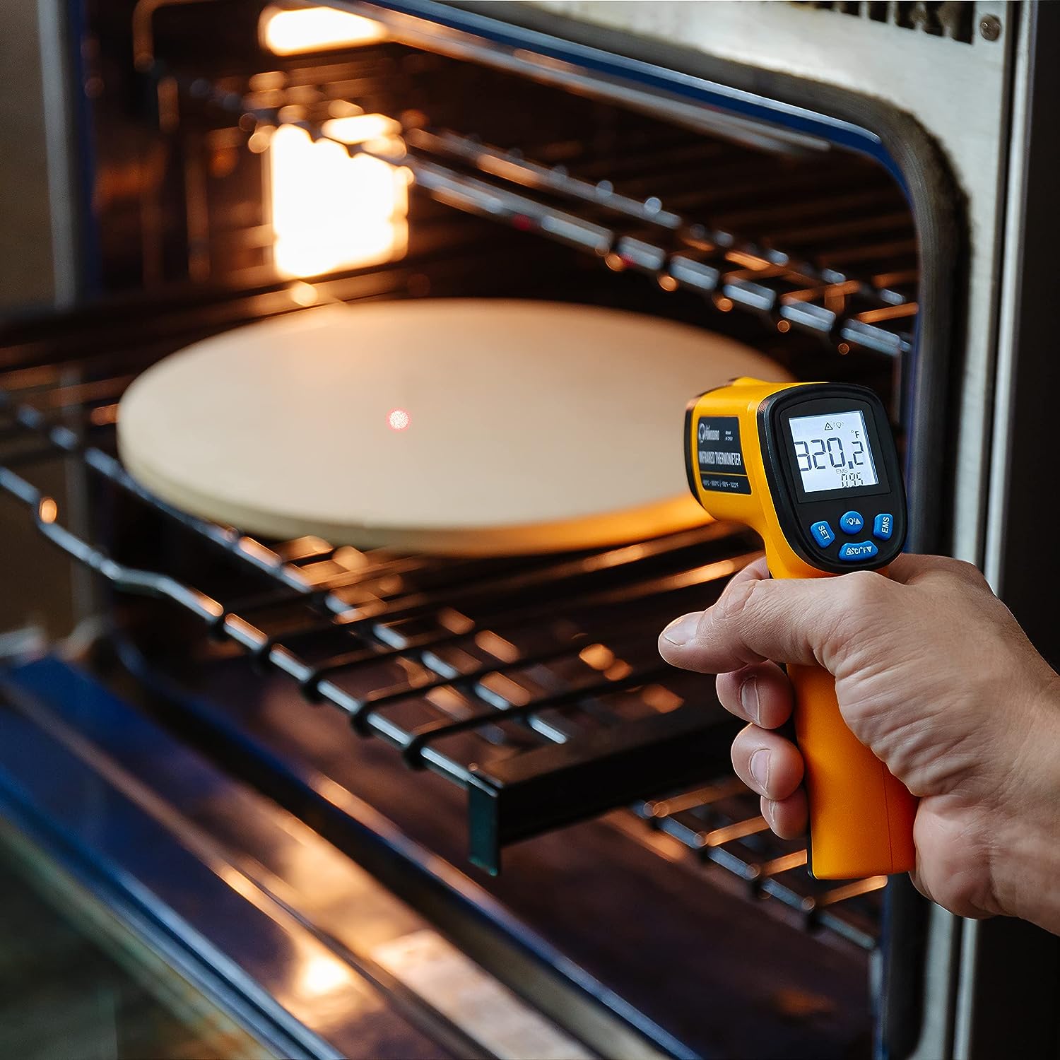 How do I use my Ooni Infrared Thermometer?