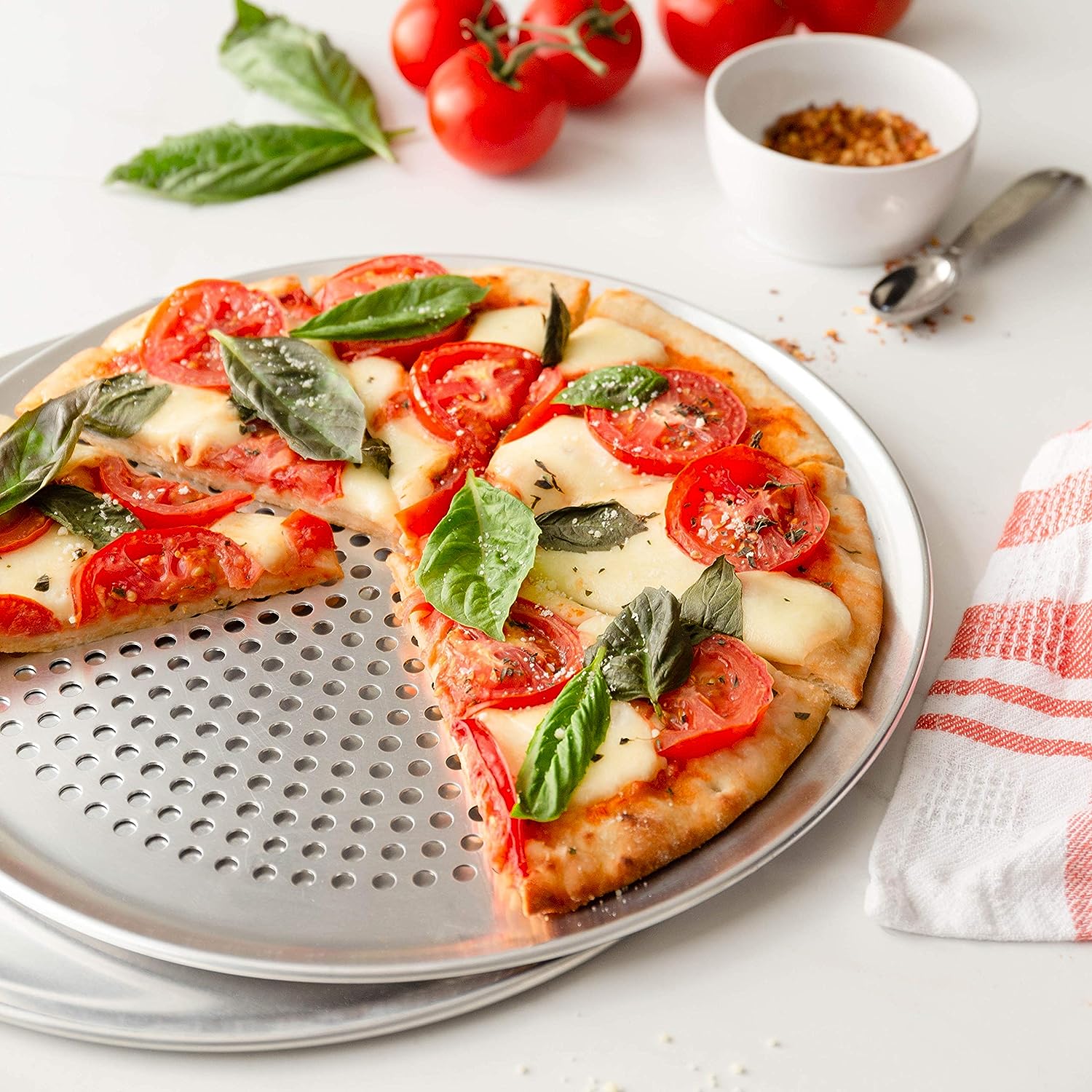 Sicilian Deep Dish Square Non-stick Pizza Pan, 13.2 x 13.2 Inch – Chef  Pomodoro